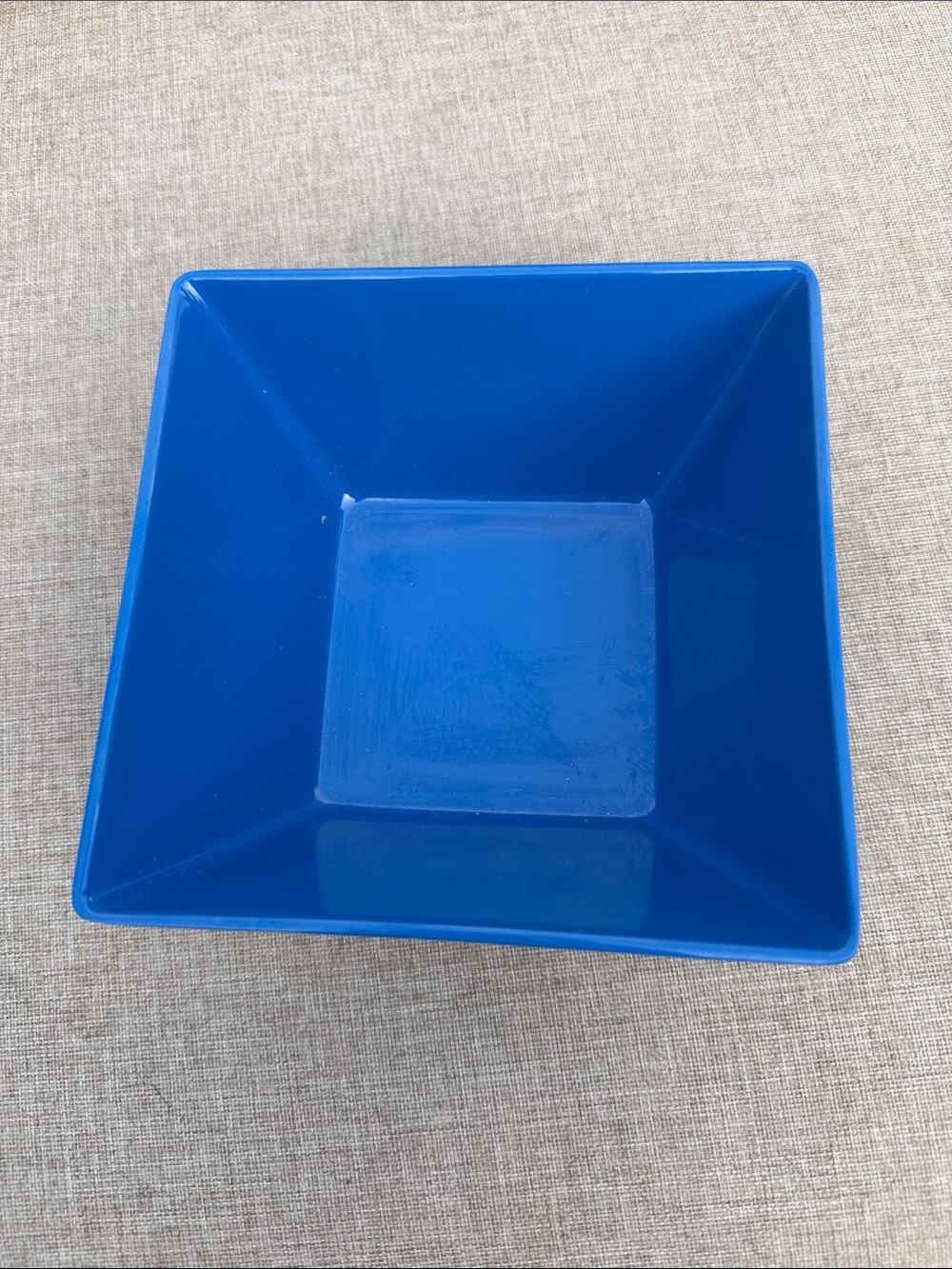 Blue Decorative Melamine Serving Bowl - Picture 2 of 3